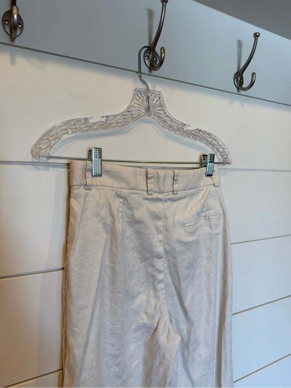 Aritzia Babaton khaki linen blend trouser 4